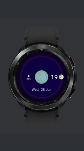Android application SolarLunar Watch Face screenshort