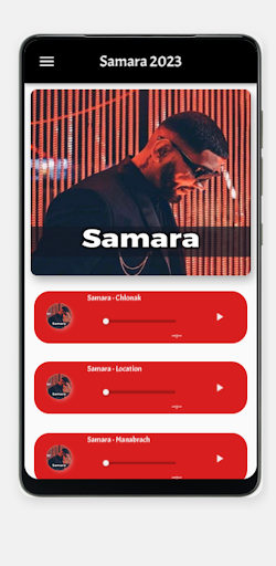 Android application اغاني سمارا Samara 2023 screenshort
