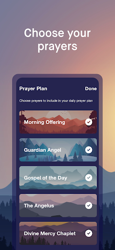 Screenshot of Prayer Plan