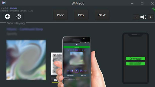 Android application WiMeCo: Windows remote control screenshort