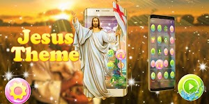 screenshot of Jesus Launcher Theme