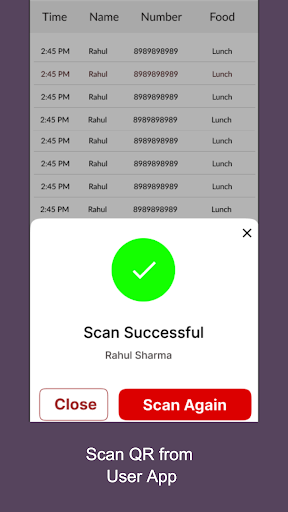 GinoAdmin: Mess Cafetaria CRM Screen 2