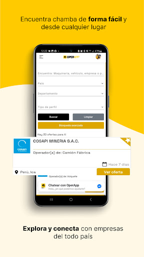 OperApp Perú Screen 2