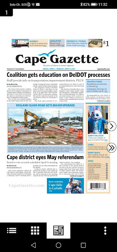 Android application Cape Gazette eEdition screenshort