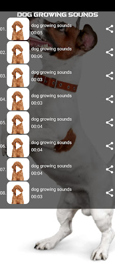 dog growing sounds Screen 2