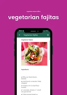 vegetarian recipes offline