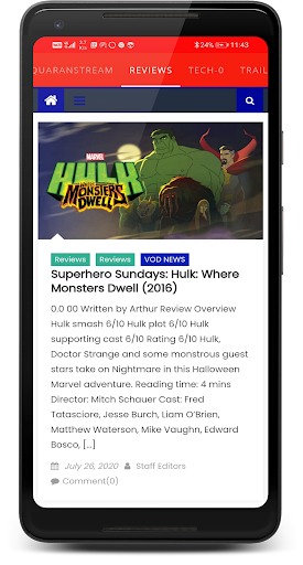 Video on Demand Movies and TV