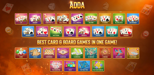 Android application ADDA 29 Callbreak Hazari Ludo screenshort