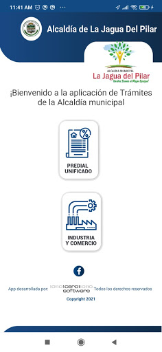 Android application Trami App La Jagua Del Pilar screenshort