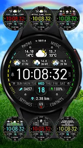 날씨 시계 모드 W4