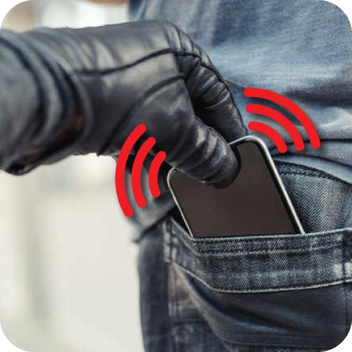 Anti theft alarm App: detector logo