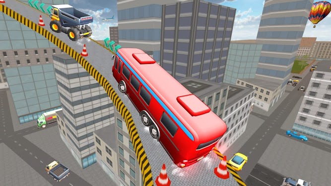 #3. Car Stunts Imp: Mega roof ramp (Android) By: 87 Fun Games