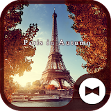Beautiful Wallpaper Paris in Autumn Theme icon