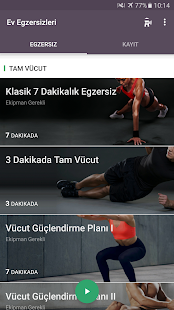 Ev Egzersizleri - Fitness Screenshot