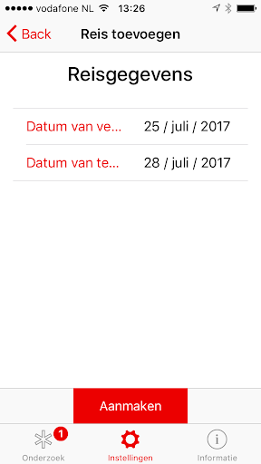 Android application Malaria App screenshort