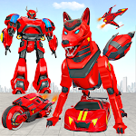 Cover Image of ดาวน์โหลด เกม Fox Robot Transform Bike  APK