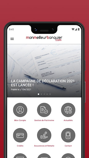 Android application Mon Meilleur Banquier screenshort