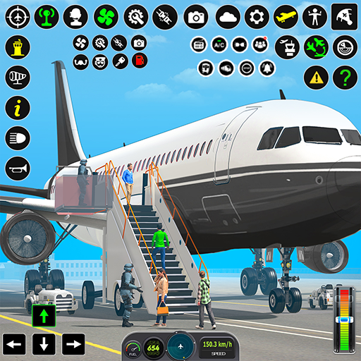 Flight Sim 3D: Airplane Games Header - AppWisp.com