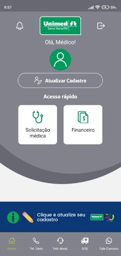 Unimed SM Cooperado Screen 2