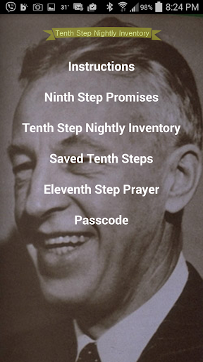 Android application Tenth Step screenshort