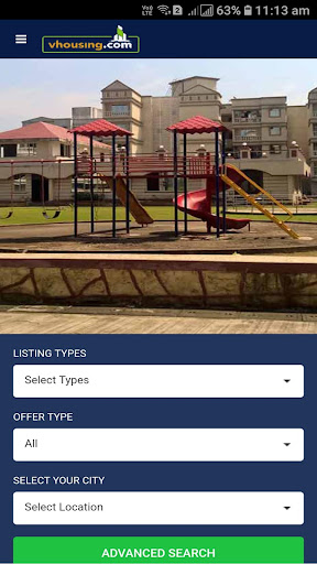 Android application V Housing screenshort