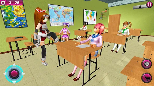 Anime Girl Yandere Survival 3D