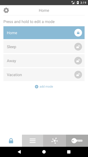 Android application Scout Alarm screenshort