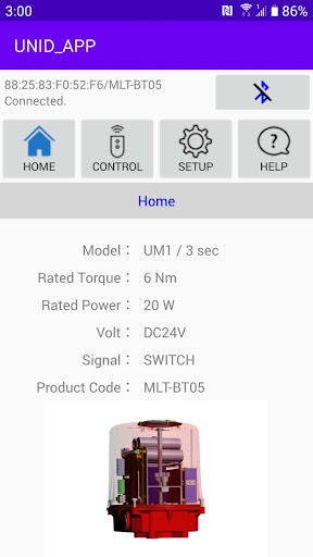 Android application H06APP screenshort