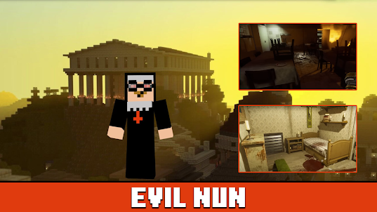 Scary Evil Nun Skin Minecraft