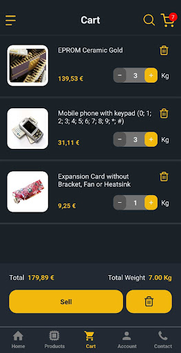 Screenshot of Eco Weee
