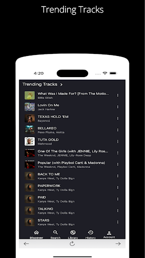 Android application Music Fuzz screenshort