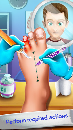 Foot Surgery Doctor Care:Free Offline Doctor Games apklade screenshots 2