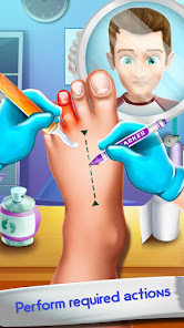 Foot Care Offline Doctor Games  screenshots 2