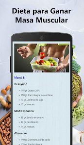 Cuestiones diplomáticas Recoger hojas Apellido Dieta para ganar masa muscular - Aplicaciones en Google Play