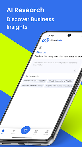 Android application FlashInfo - Company & People screenshort