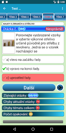 Zbrojní průkaz testy Screenshot 4 - AppWisp.com