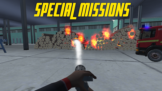 Fire Truck Driving Simulator apkpoly screenshots 5