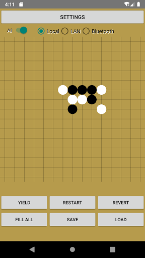 Android application PIRI MNK(Gomoku) screenshort