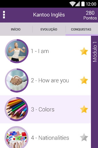 Kantoo English Course Screen 2