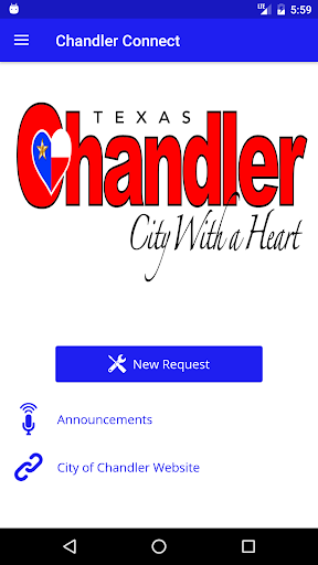 Android application Chandler Connect screenshort