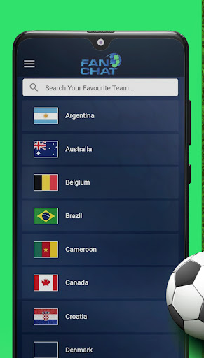 Android application FanChat screenshort
