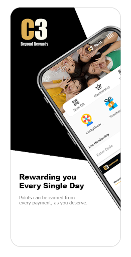 Android application C3 Rewards screenshort