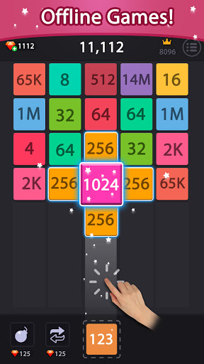 Merge block-2048 puzzle game