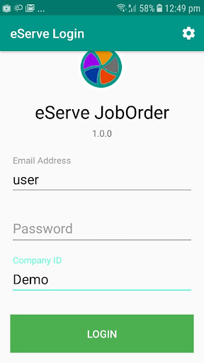 Android application Mobile Joborder - FloWave eSer screenshort