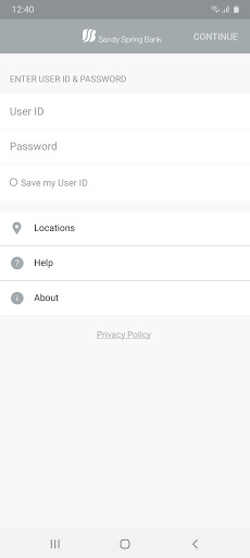 Android application SSB Business screenshort