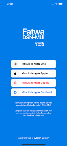 Android application Fatwa DSN-MUI x SyariahCenter screenshort