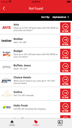 Canadore Alumni Perks Screen 2