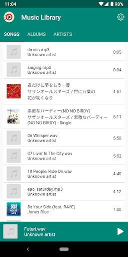 Android application Nu-Music Player ~ Speed/Pitch screenshort