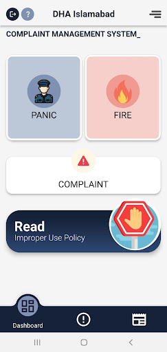 DHA Islamabad CMS App Screen 3