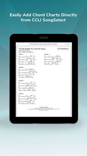 Screenshot of Charts by WorshipTools